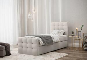 Favi Pat tapitat boxspring martyn, 90x200, cosmic 10, dreapta Ofertă