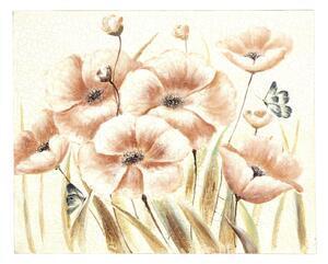 Favi Tablou flori de mac malde 80/100/3,5 cm Ofertă