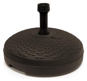 Favi Suport umbrela soare, ratan, maro, 45 x 45 x 30 cm Ofertă