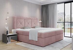 Favi Pat tapițat boxspring fatyma, 160x200, monolith 63 Ofertă