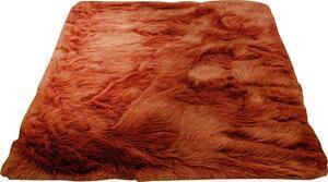 Favi Covor home affaire valeria, blana artificiala, cupru, 160/230 cm Ofertă