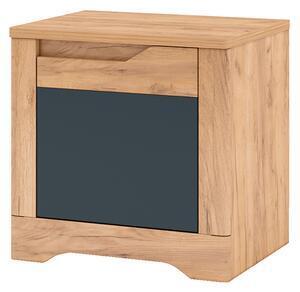 Favi Noptieră, stejar craft auriu / gri grafit, dreapta, fidel x2 Ofertă