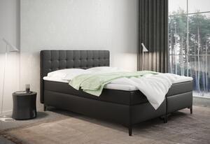 Favi Pat tapitat boxspring chantal + topper, 140x200, soft 11 Ofertă