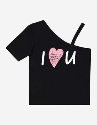 Takko Fete tricou - imprimeu sclipici Ofertă