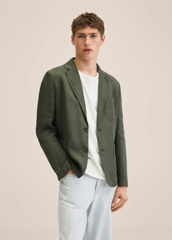 Sacou slim-fit din in
