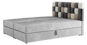 Favi Pat tapiţat boxspring apple, 140x200, itaka 14/negru Ofertă