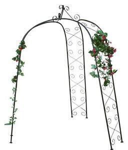 Arcada metalica, pergola, pentru gradina, 180x39x240 cm