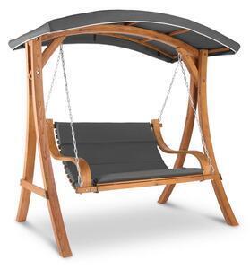 Favi Blumfeldt tahiti, leagăn, 110 cm, 2 locuri, din lemn masiv, gri Ofertă