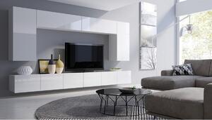 Favi Mobilă sufragerie brinica nr 13, alb/alb luciu Ofertă