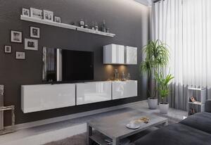 Favi Mobilă sufragerie elpaso 7, alb/alb luciu Ofertă