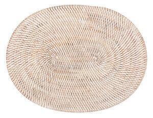 Favi Suport din ratan pentru farfurie tiseco home studio, 30 x 40 cm, alb Ofertă