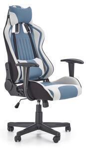 Favi Scaun de birou cayman, 64x128x60, gri deschis/albastru Ofertă