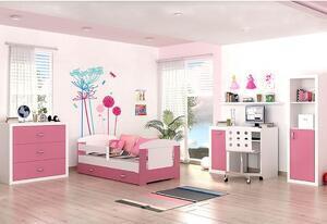 Set camera de copii jakub, color, setul 1, 180x80, roz