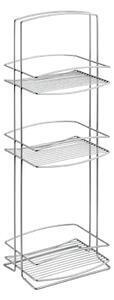 Suport cu 3 rafturi pentru baie metaltex onda, înălțime 77 cm