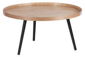 Măsuță de cafea / auxiliară woood mesa, ø 78 cm, natural
