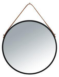 Oglindă suspendată wenko borrone, ø 40 cm, negru
