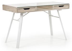 Masa b33, 120x76x60, stejar sonoma/alb