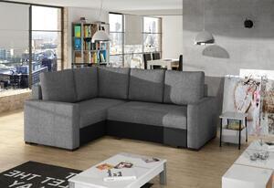 Canapea pe colț danny, 250x73x180, sawana21/soft011 black, stânga