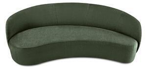 Canapea asimetrică din catifea mazzini sofas debbie, colț stânga, verde