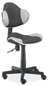 Favi Scaun tapitat q-g2, negru/gri, 48x41x80/92 Ofertă