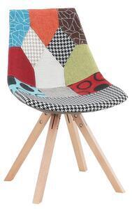 Favi Scaun, ţesătură patchwork/lemn, kima new typ 2 Ofertă