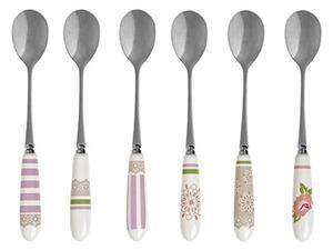 Favi Set 6 lingurițe cu mâner din ceramică brandani peonia Ofertă