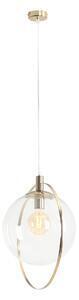 Lustra din metal auriu aura, 120 cm