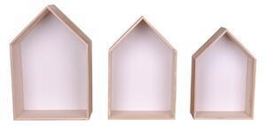 Set 3 rafturi de lemn house nordic verona