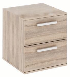 Favi Dulap mic cu 2 sertare îngust, dtd laminat, stejar sonoma, dunaj tipu Ofertă