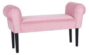 Favi Bancă, catifea velvet, roz învechit/negru, burda Ofertă