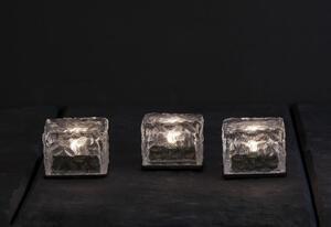 Favi Set 3 lumânări solare pentru exterior star trading candle icecube, înălțime 5,5 cm Ofertă