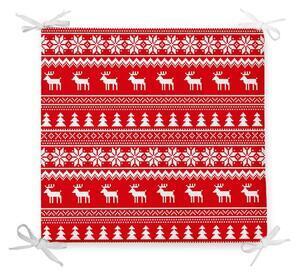 Favi Pernă de scaun din amestec de bumbac cu model de crăciun minimalist cushion covers stockings, 42 x 42 cm Ofertă