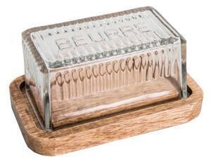 Favi Untieră din lemn cu capac din sticlă antic line Ofertă