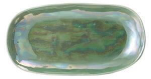 Platou din gresie ceramică bloomingville paula, 23,5 x 12,5 cm, verde