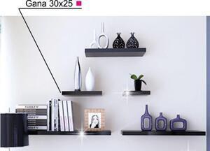 Favi Poliţă, negru lucios, 30x25, gana fy 11044-5 Ofertă