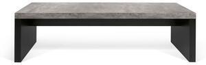Favi Bancă în decor de beton temahome detroit, 140 x 43 cm, negru - gri Ofertă