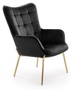 Favi Scaun castel 2, 72x98x79, negru/auriu Ofertă