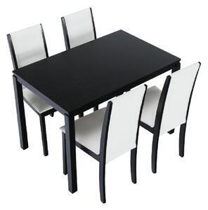 Favi Set cină, wenge/piele eco, venis new 1+4 Ofertă