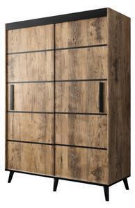 Favi Dulap galia v1 150, 150x208x62, nuc/negru Ofertă