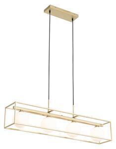 Favi Plafoniera design auriu cu 4 lumini albe - aniek Ofertă