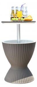 Favi Masă de grădină cu înălțime reglabilă fabir cu funcție de răcire #grey Ofertă