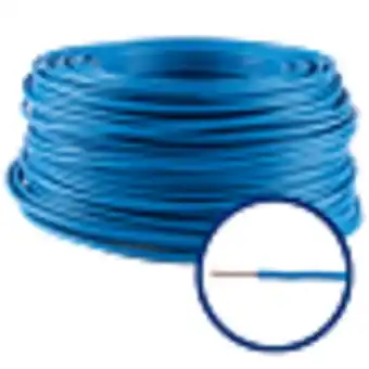 MatHaus Conductor electric unifilar fy h07v-u, izolatie pvc, 1.5 mmp, 1500 m, albastru Ofertă