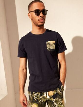 Takko Bărbați tricou - buzunar pentru piept Ofertă