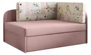 Canapea extensibila copii moli, 107x64x78, bajka 47/casablanka 19, stanga