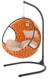 Balansoar colin, orange, cu perna