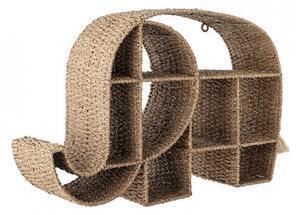 Favi Etajera de perete maro din fibre naturale 61 cm elmar bloomingville mini Ofertă