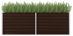 Favi Strat înălțat de grădină, maro, 240x80x77 cm, oțel galvanizat Ofertă