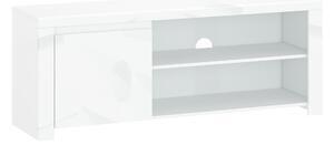 Favi Comoda tv cu usa lingo, alb lucios , 156x41,5x61 cm Ofertă