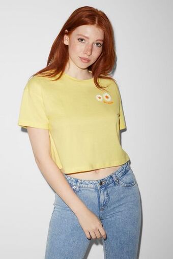 C&A Clockhouse - tricou crop Ofertă