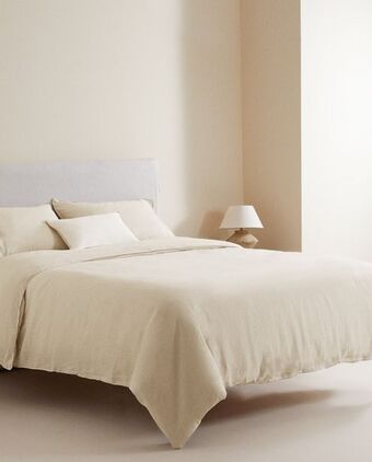 Zara Home (140 g/m²) husă de plapumă din in prespălat Ofertă